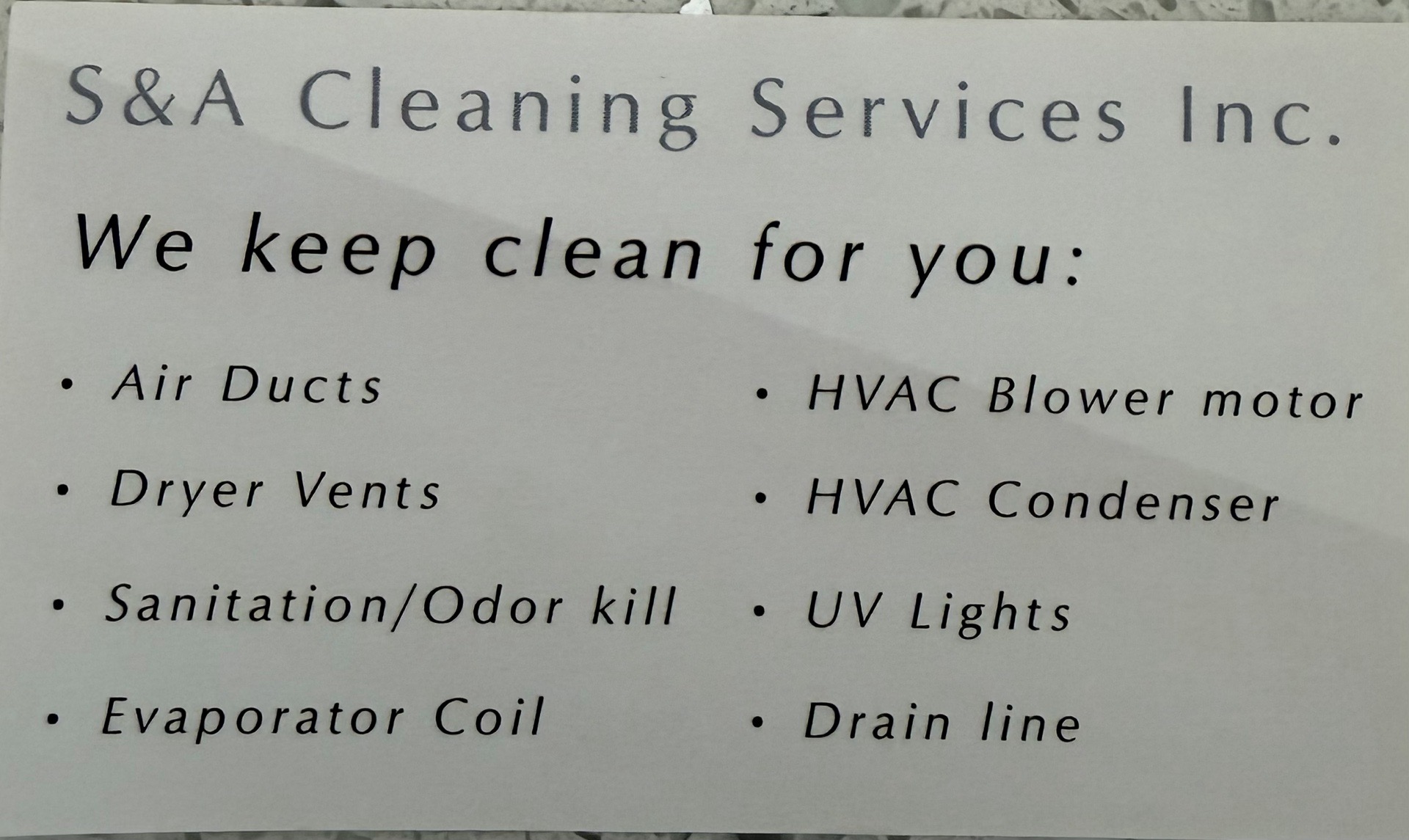 S&A Cleaning Services Inc. photo 2